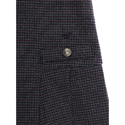 grey Dress with round neck and striped motif in fabric Girl
