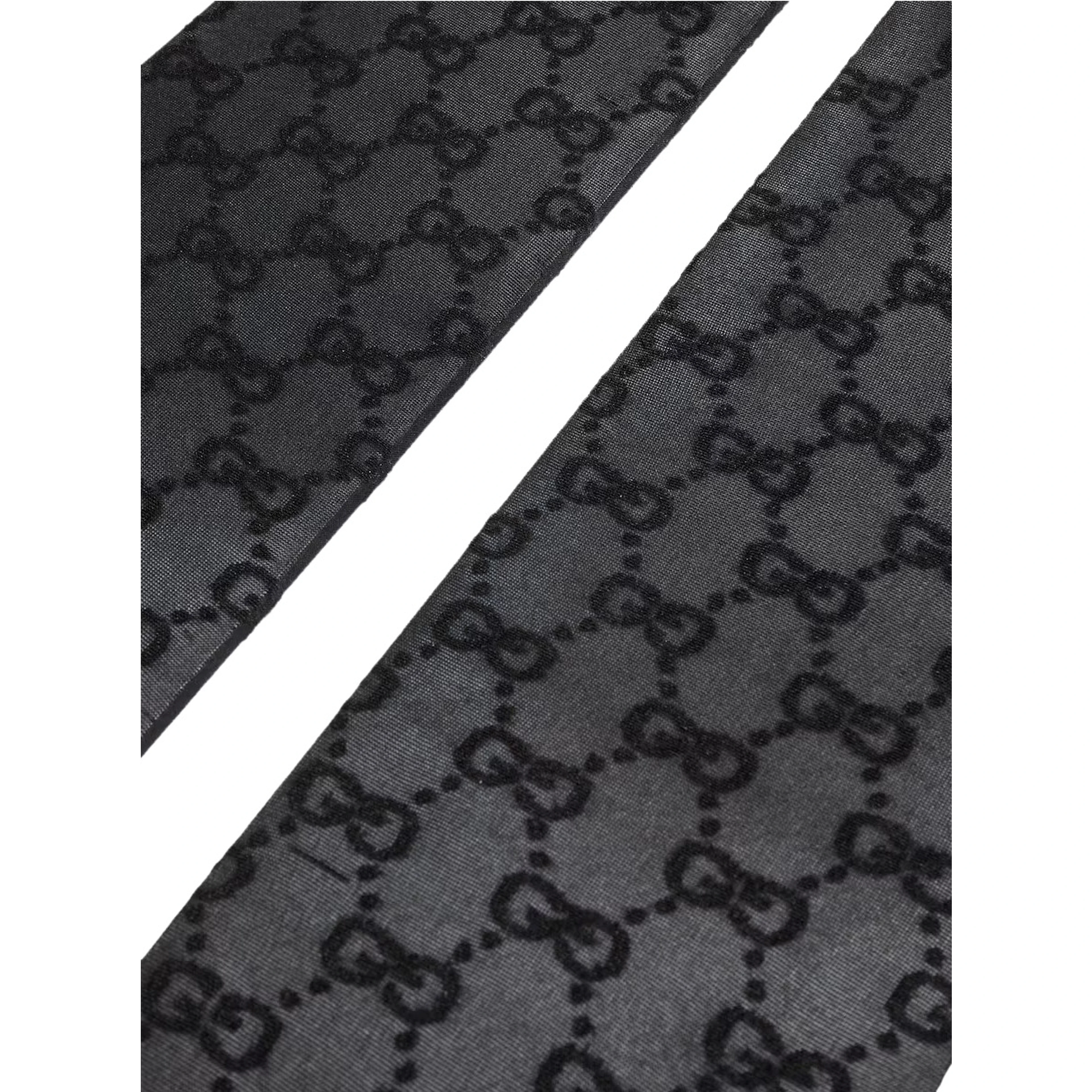 Black tights with all-over GG motif in Tech Fabric women