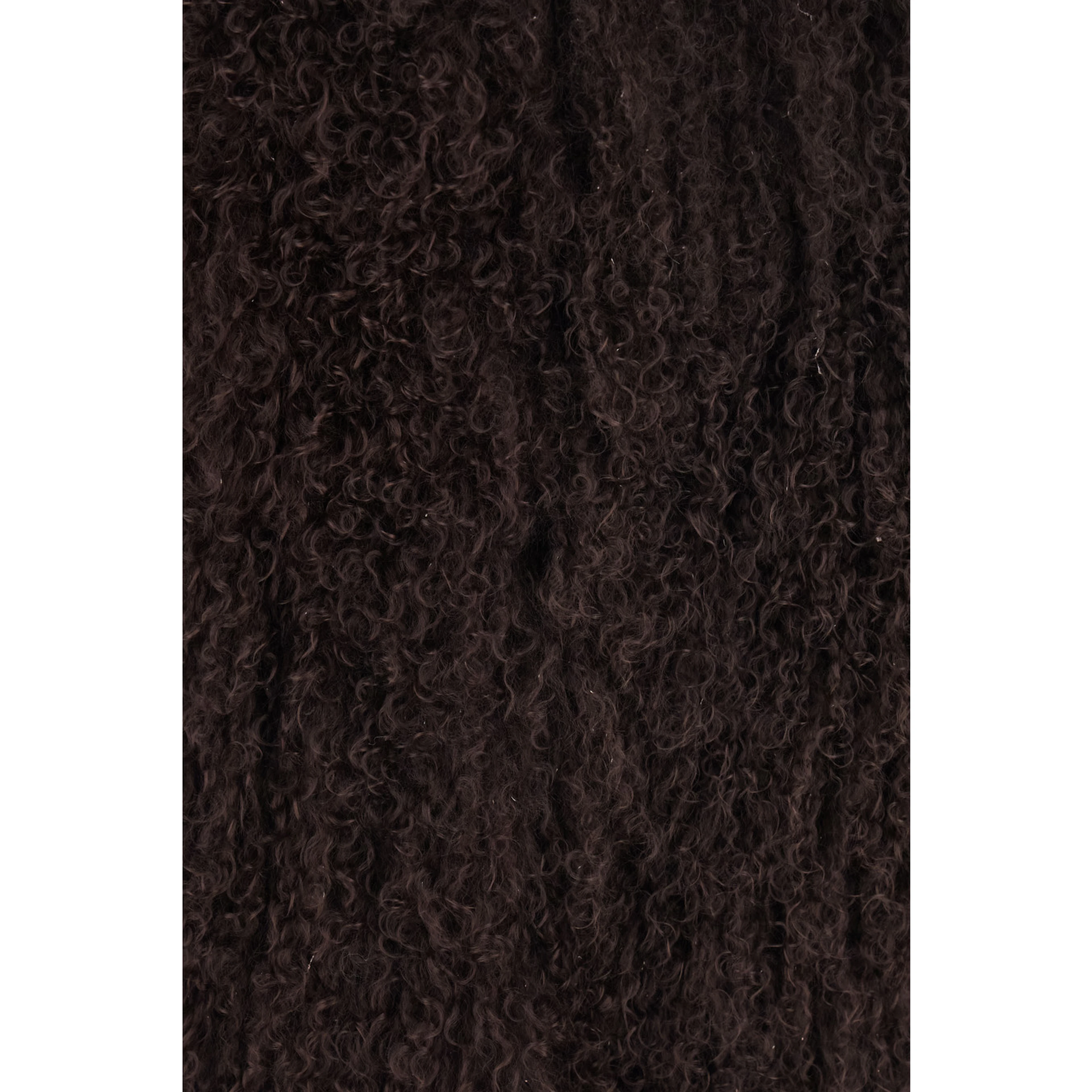 Brown Fur Vest with Sleeveless Design in Fur for Women