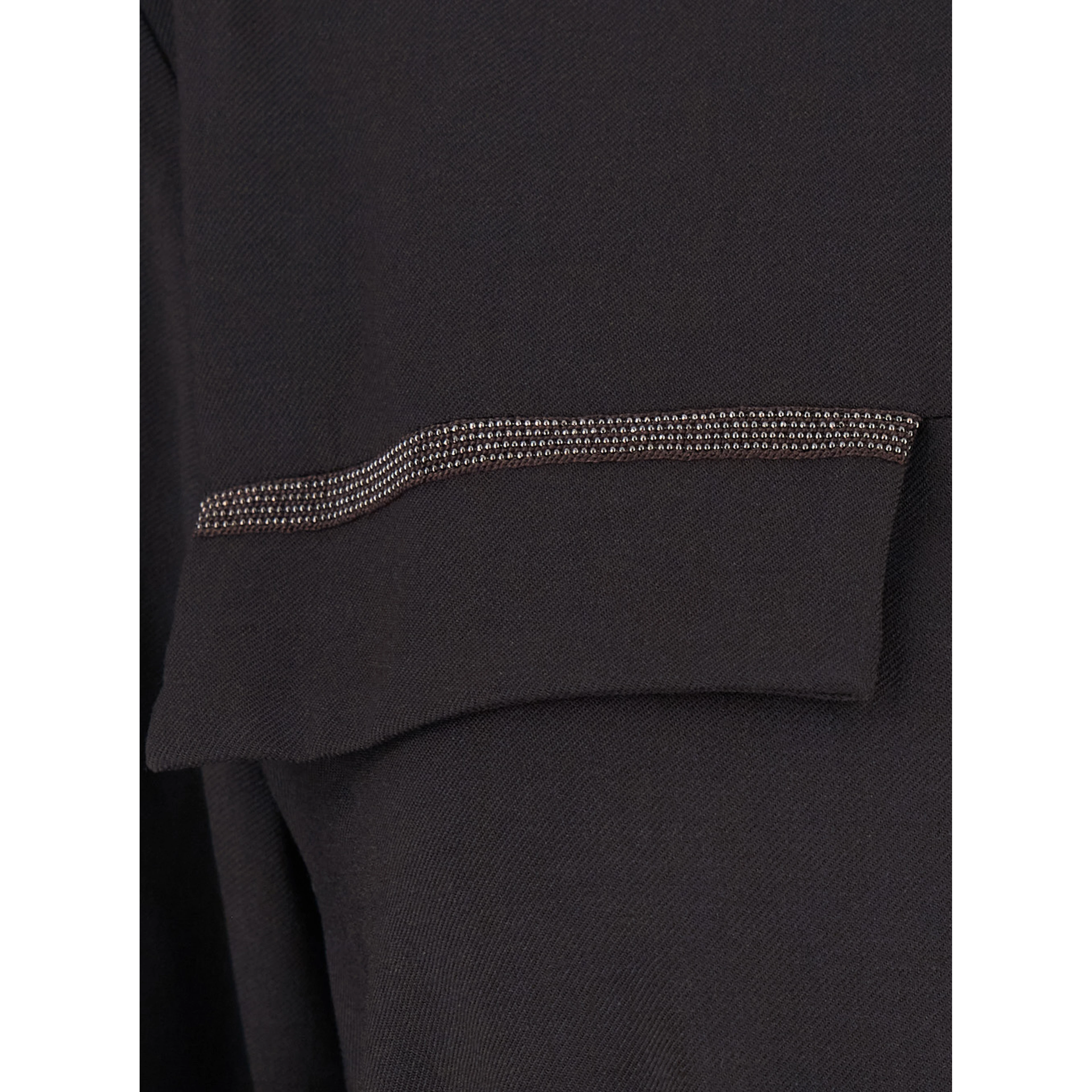 MYKONOS Brown Dress with waist belt and rhinestone details in fabric for women