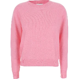 High Neck Long Sleeve Top in Tech Fabric Pink for Women
