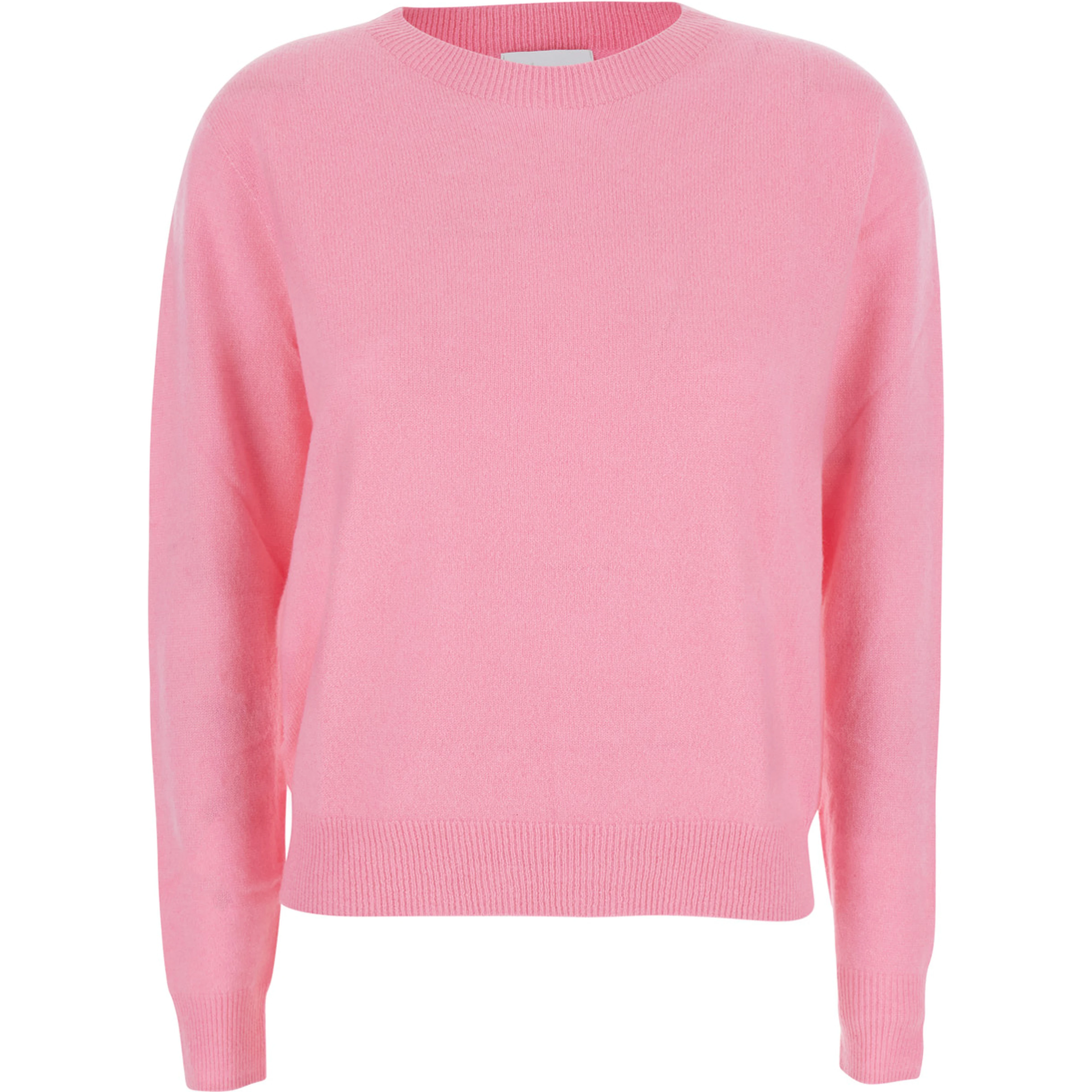 High Neck Long Sleeve Top in Tech Fabric Pink for Women