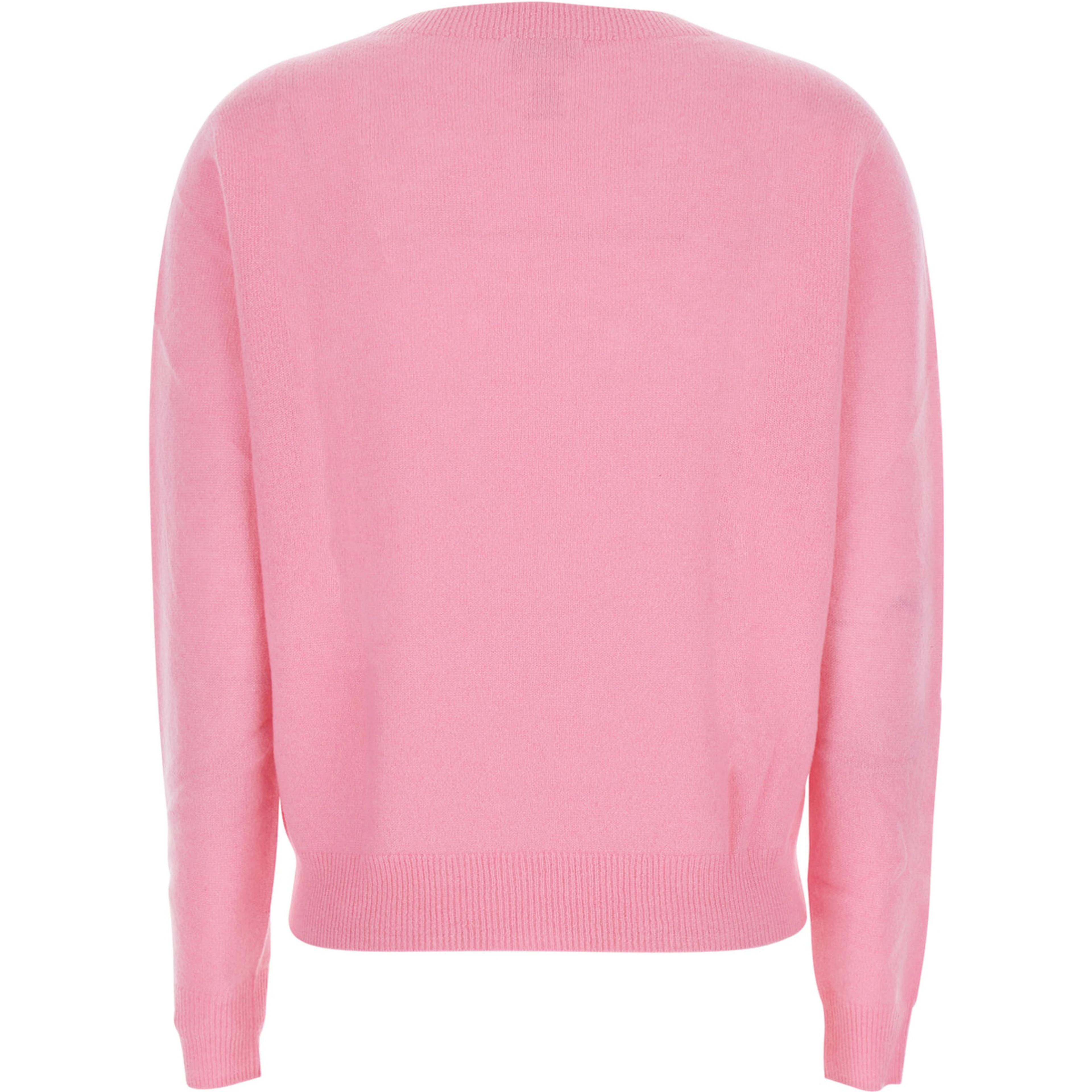 High Neck Long Sleeve Top in Tech Fabric Pink for Women