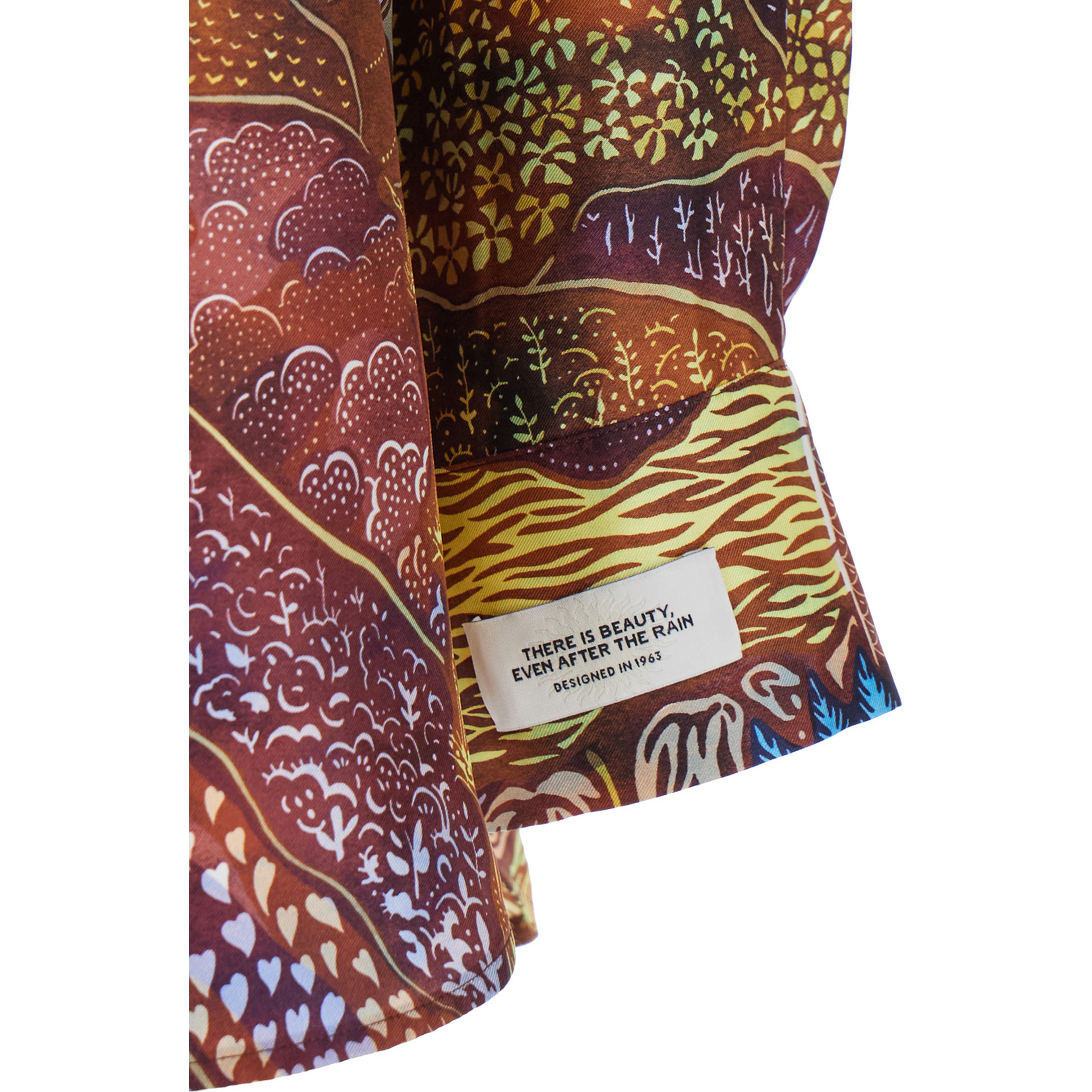 Dynamite multicolor Shirt with all-over floral print in silk for women