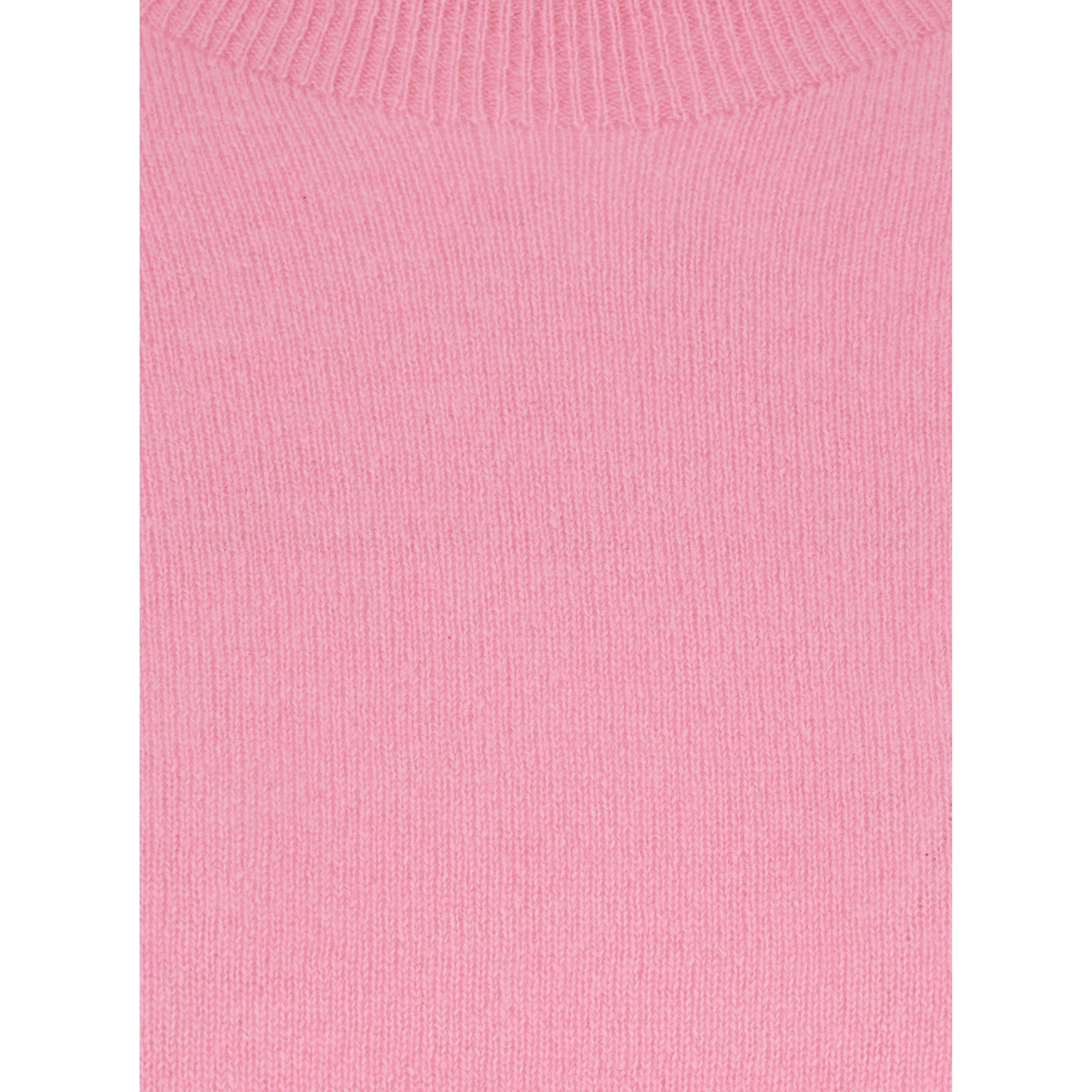 High Neck Long Sleeve Top in Tech Fabric Pink for Women