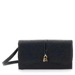 Shoulder Bag Stella Ryder with Logo Padlock Detail on the Front in Black Ecoleather for Women