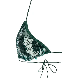 MARYLIN Green Bikini with Triangle Top and all-over rhinestones in Tech Fabric Women