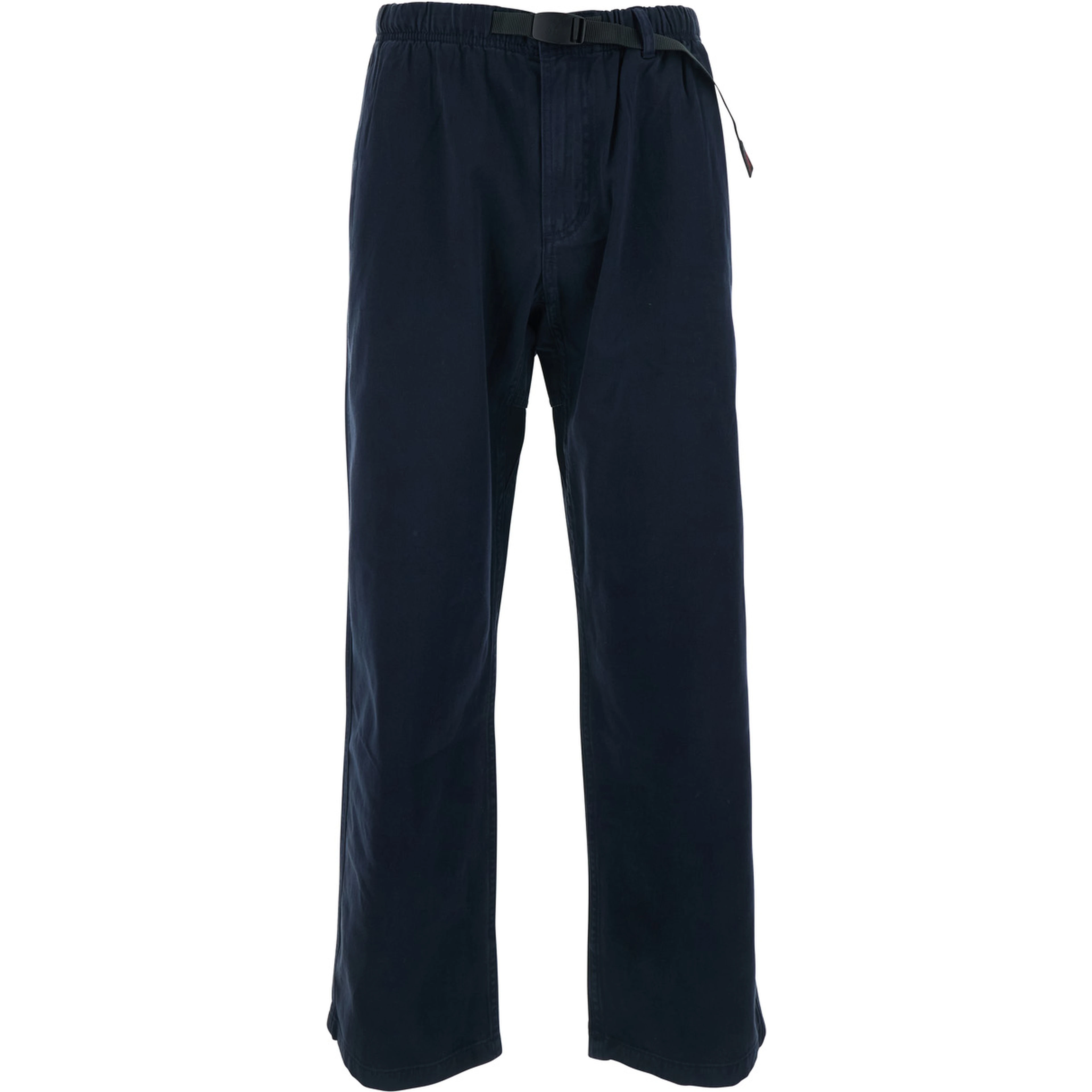 Blue pants with elasticated waist in cotton man