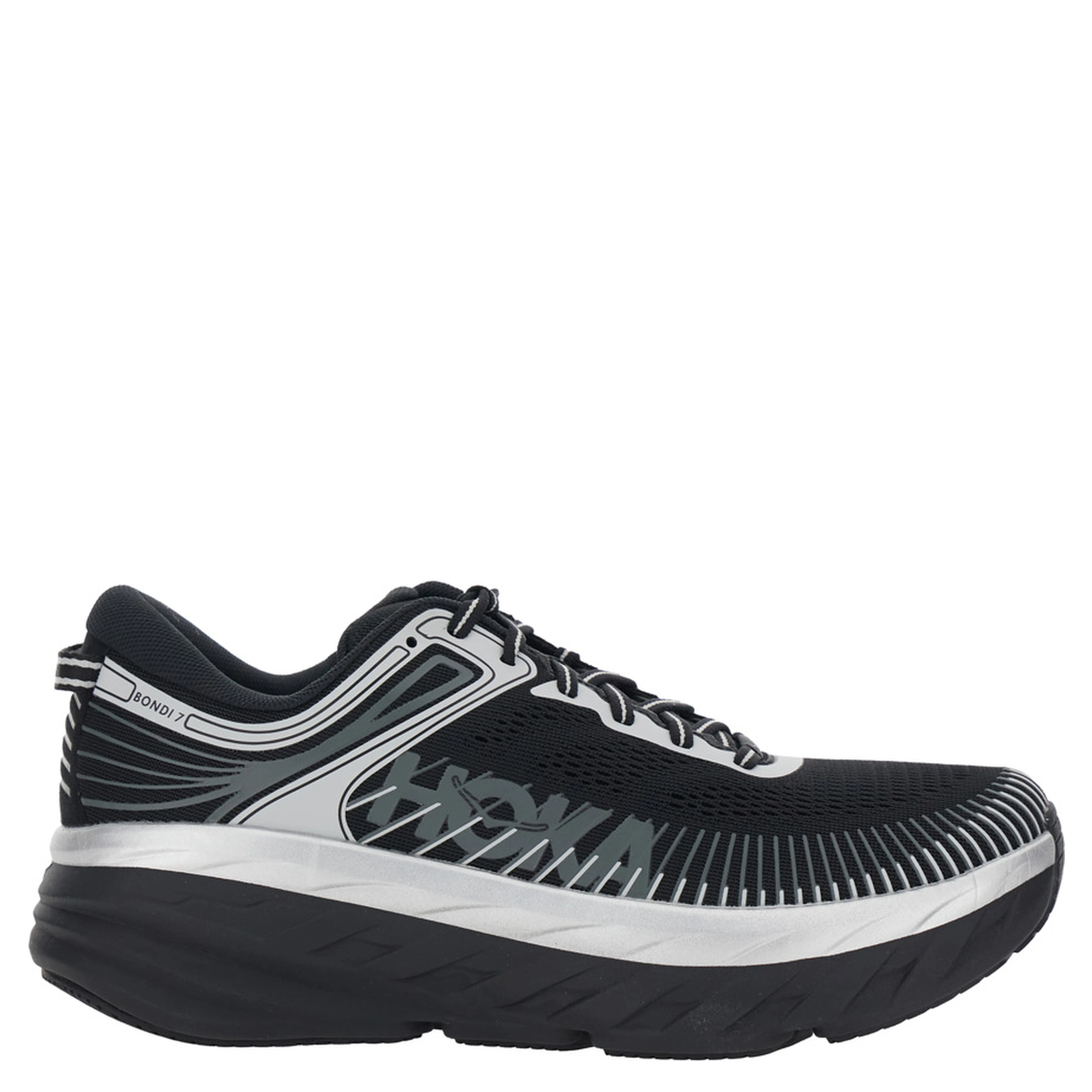 M Bondi 7 Black Sneaker Low Top with Logo on the Tongue and Perforated Design in Tech Fabric Unisex