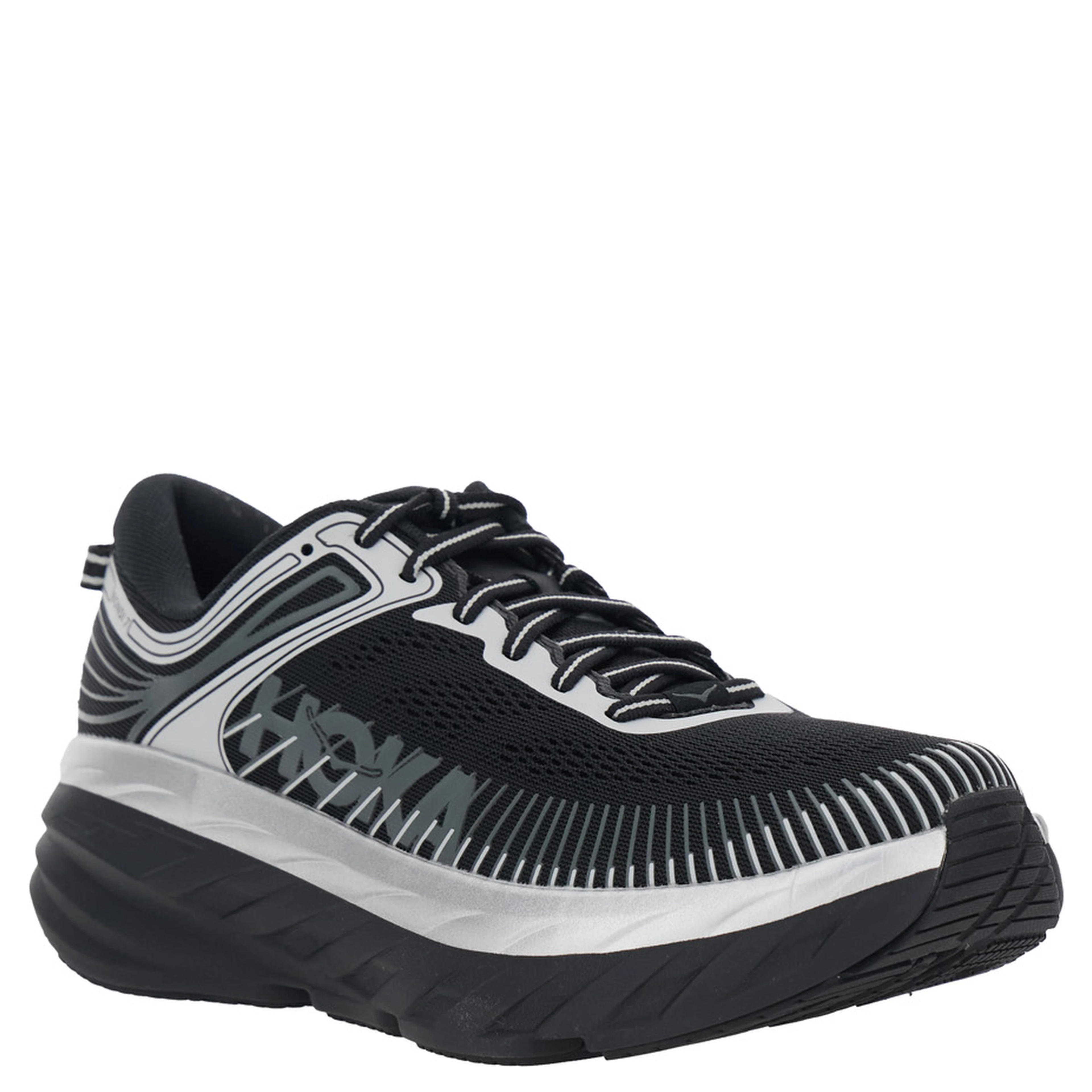 M Bondi 7 Black Sneaker Low Top with Logo on the Tongue and Perforated Design in Tech Fabric Unisex