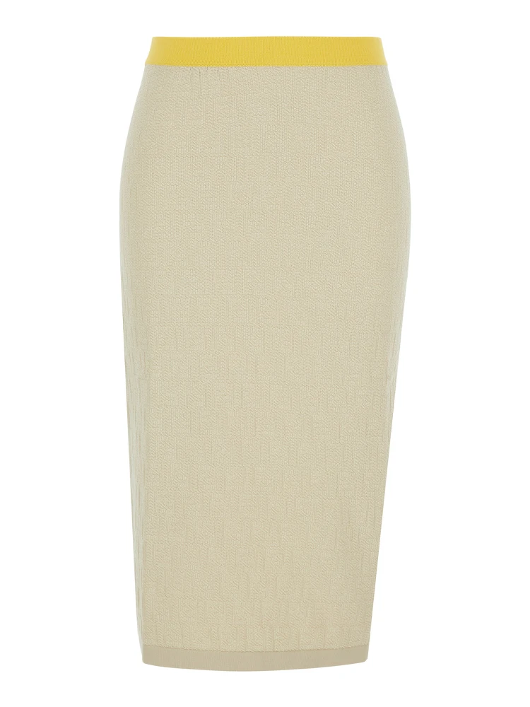 COLOR BLOCK FF SKIRT