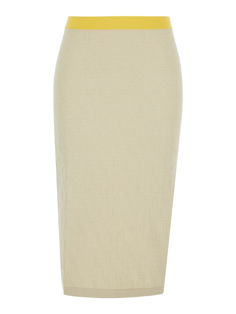 COLOR BLOCK FF SKIRT
