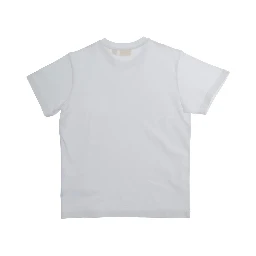 White T-shirt with logo on the front in cotton boy