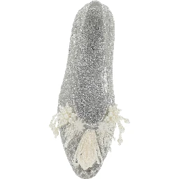 Muse Metallic Color Ballet shoes with Beaded Details in Tech Fabric Women