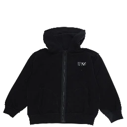 Black sweatshirt with numeric logo on the front in cotton Boy
