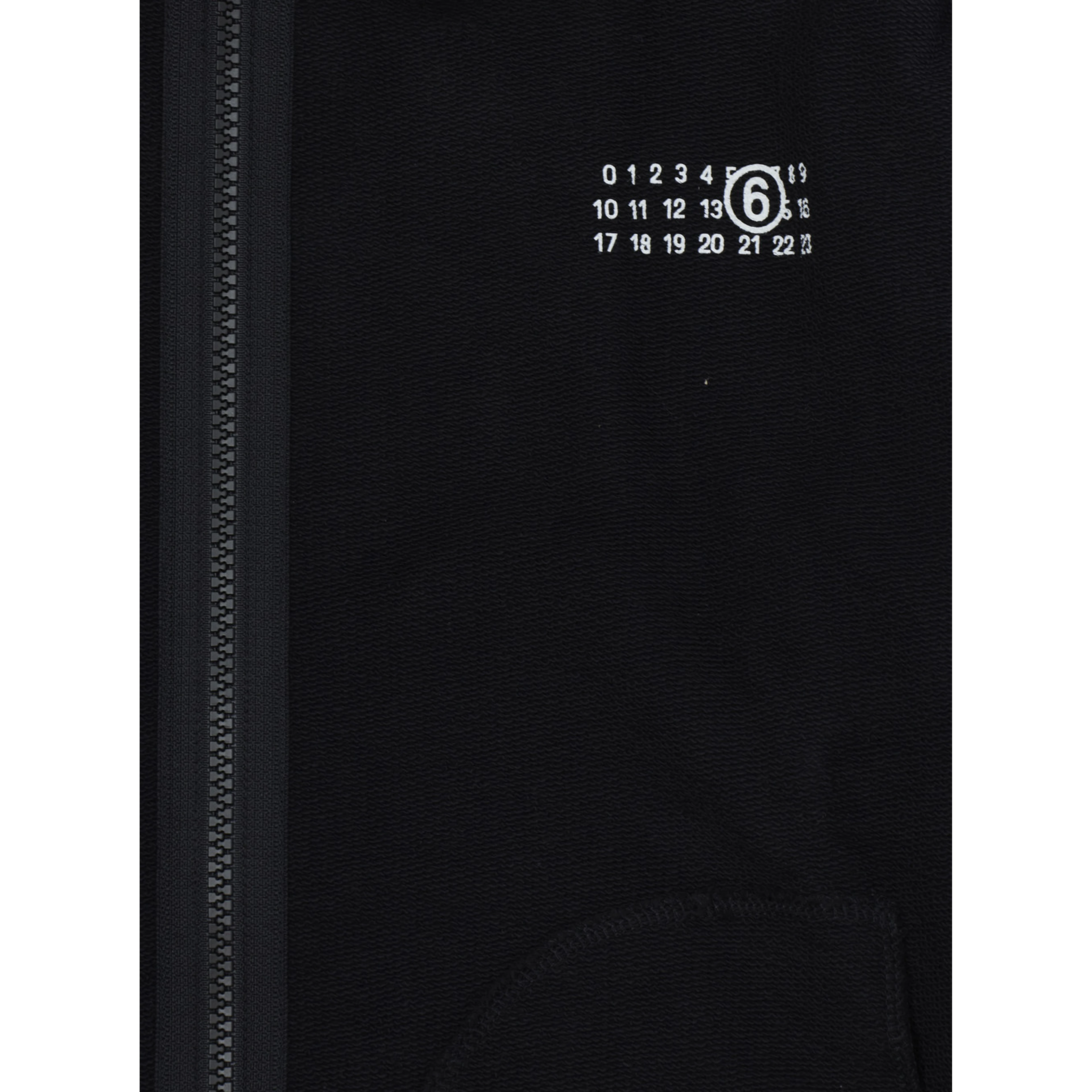 Black sweatshirt with numeric logo on the front in cotton Boy