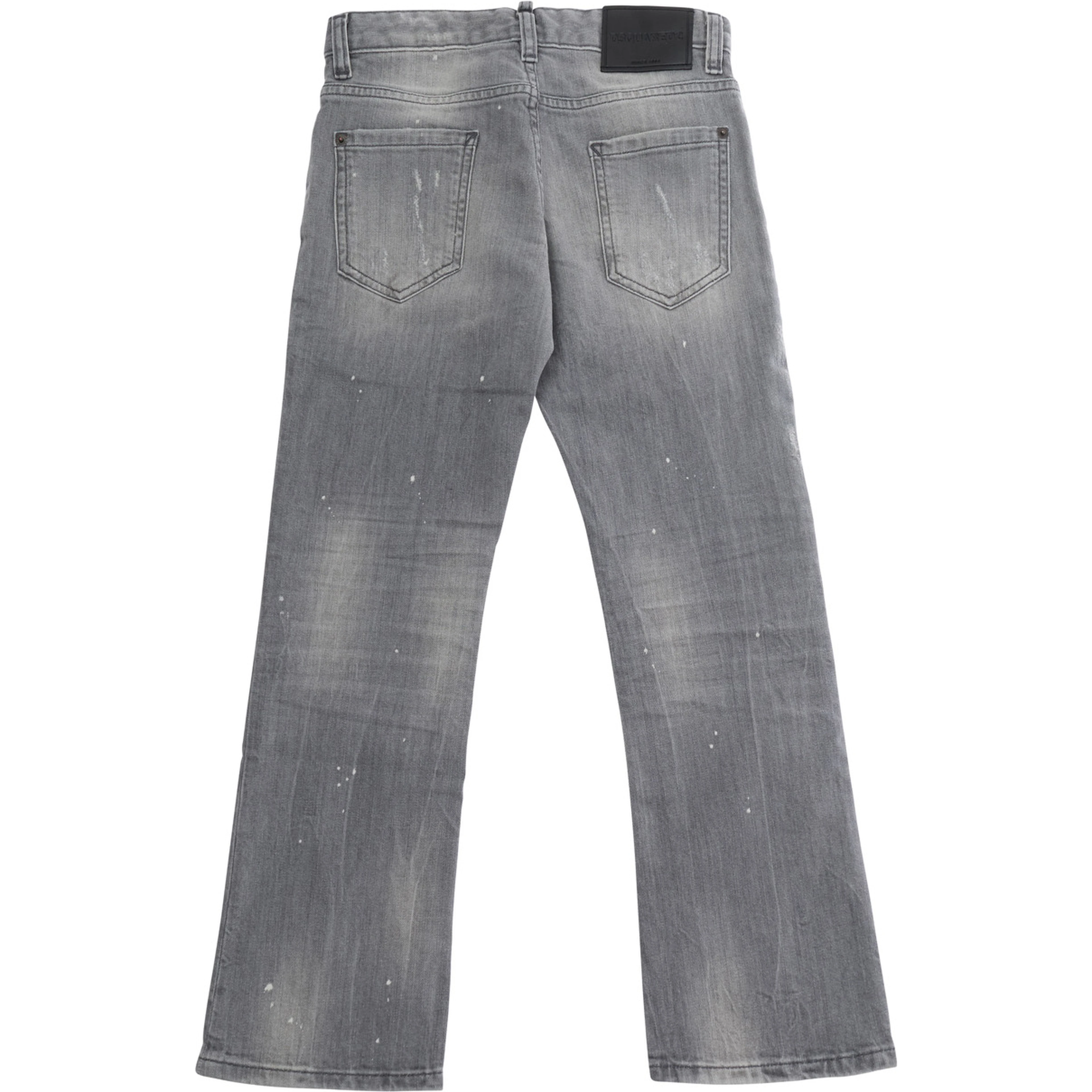 American Gray Jeans with Faded Design and Logo Patch on the Back in  Denim Boy
