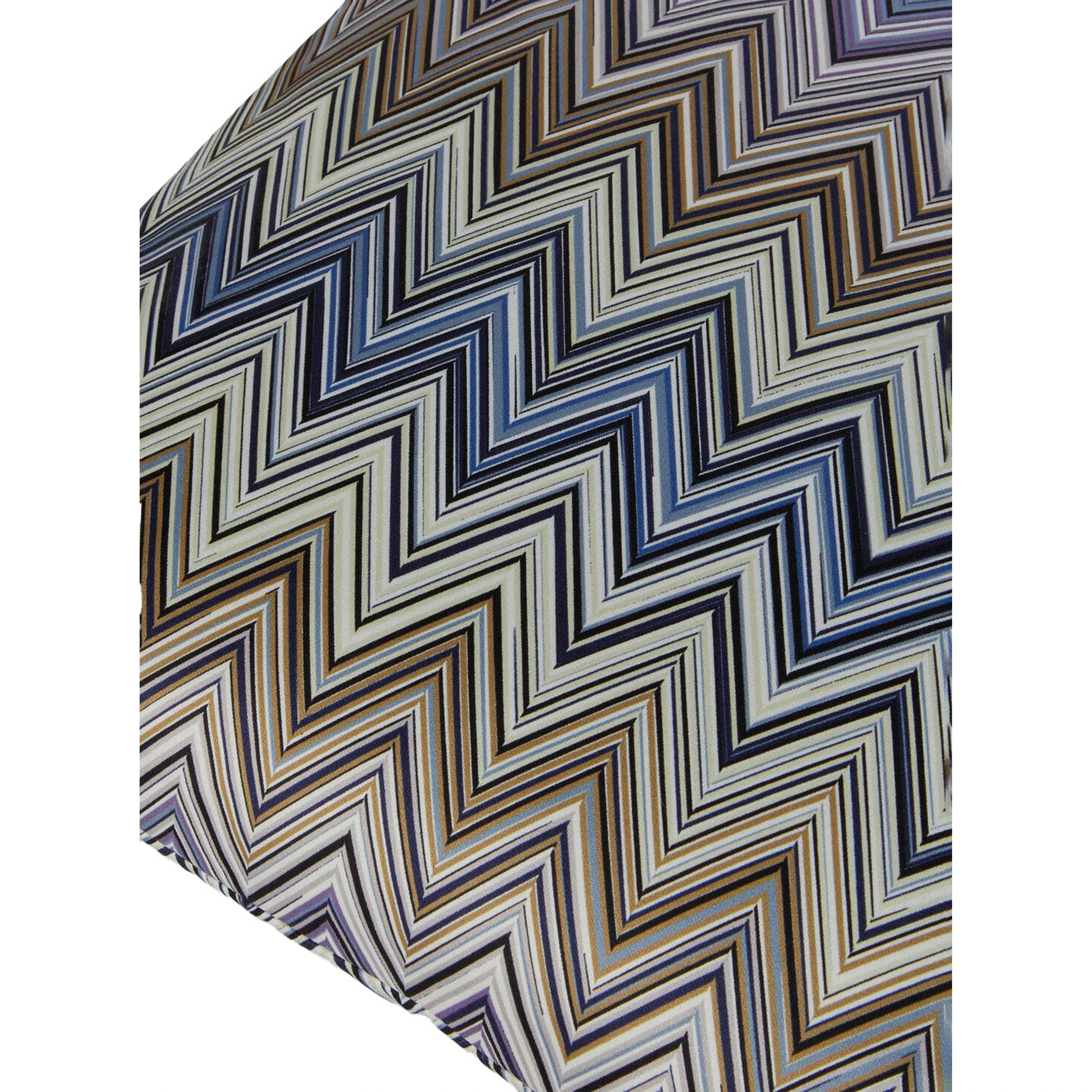JARRIS Cushion with zigzag motif in multicolored Tech Fabric unisex