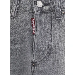 American Gray Jeans with Faded Design and Logo Patch on the Back in  Denim Boy