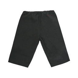 Grey pants with patch pockets and logo on the back in cotton Girl