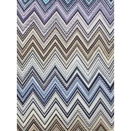 JARRIS Cushion with zigzag motif in multicolored Tech Fabric unisex