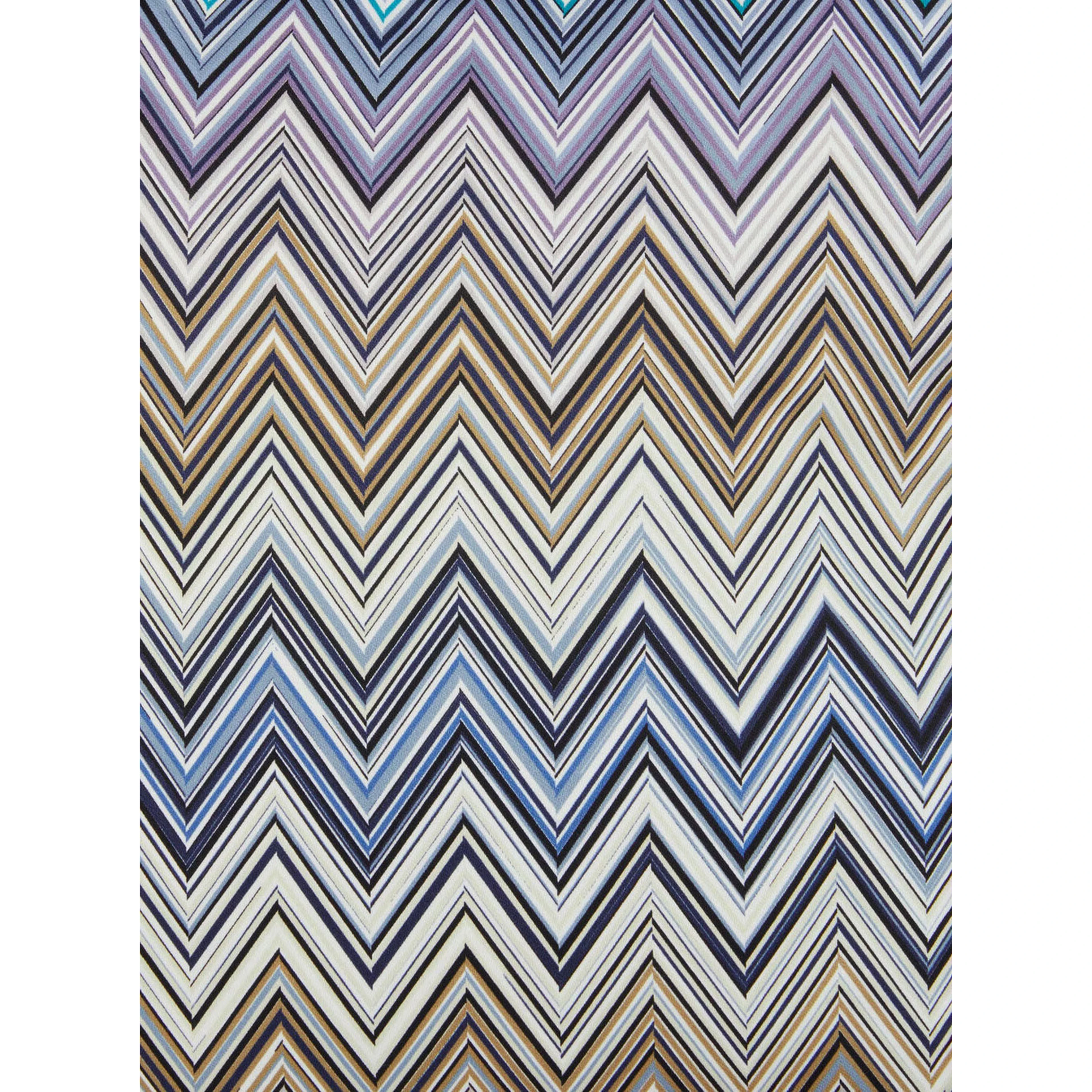 JARRIS Cushion with zigzag motif in multicolored Tech Fabric unisex