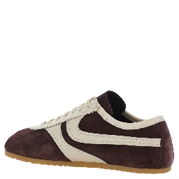 Dustin Purple Sneakers with contrasting inserts and seams in suede for women