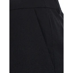H-LINE LONG SKIRT with straight hem and soft fabric, in black, women