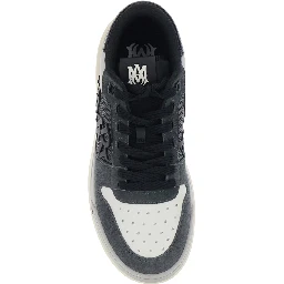 Classic Low Grey Sneaker with Maxi Logo on the Side and Logo Patch on the Tongue in suede Men