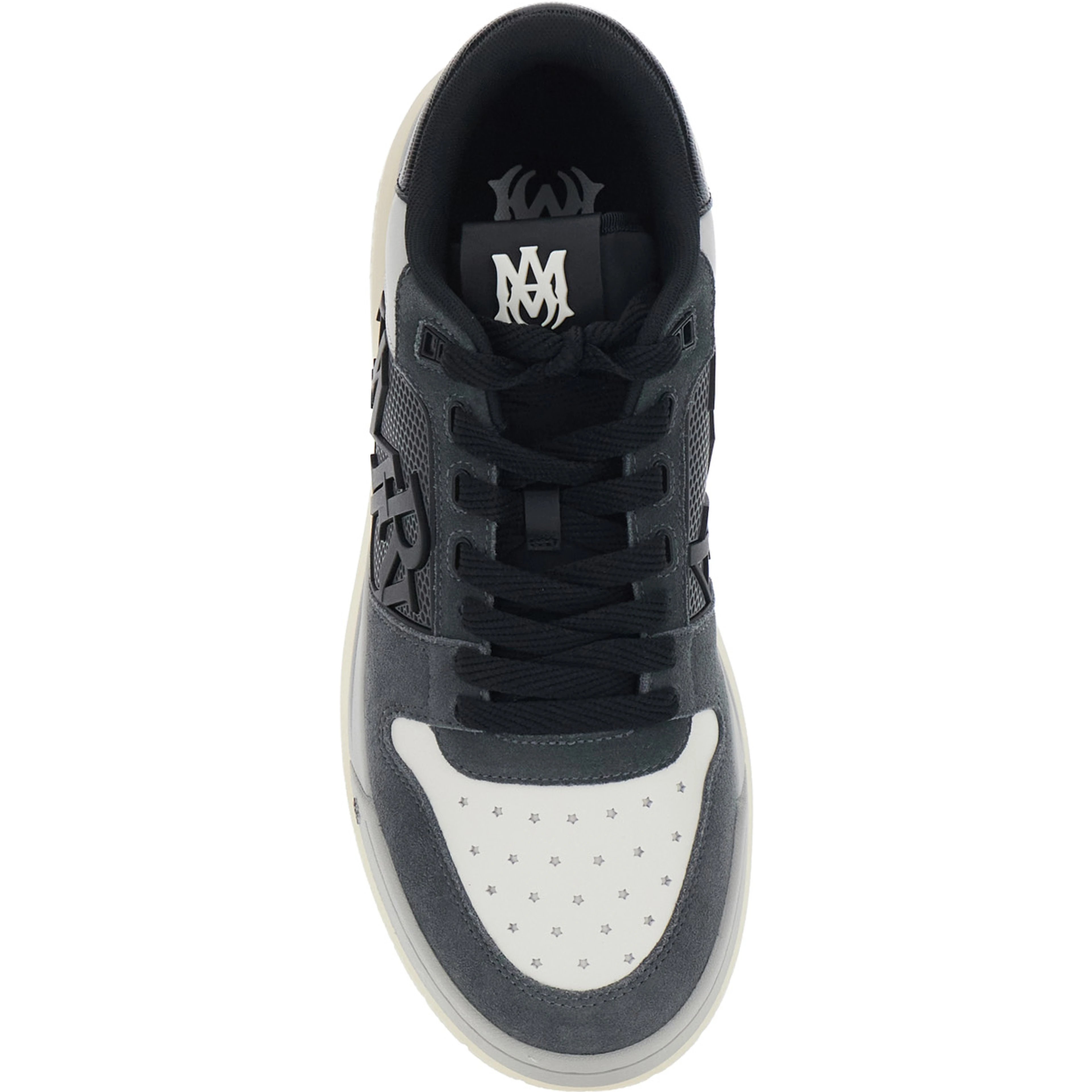 Classic Low Grey Sneaker with Maxi Logo on the Side and Logo Patch on the Tongue in suede Men