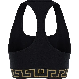 Top Sport Black with Tech Fabric Logo for Women