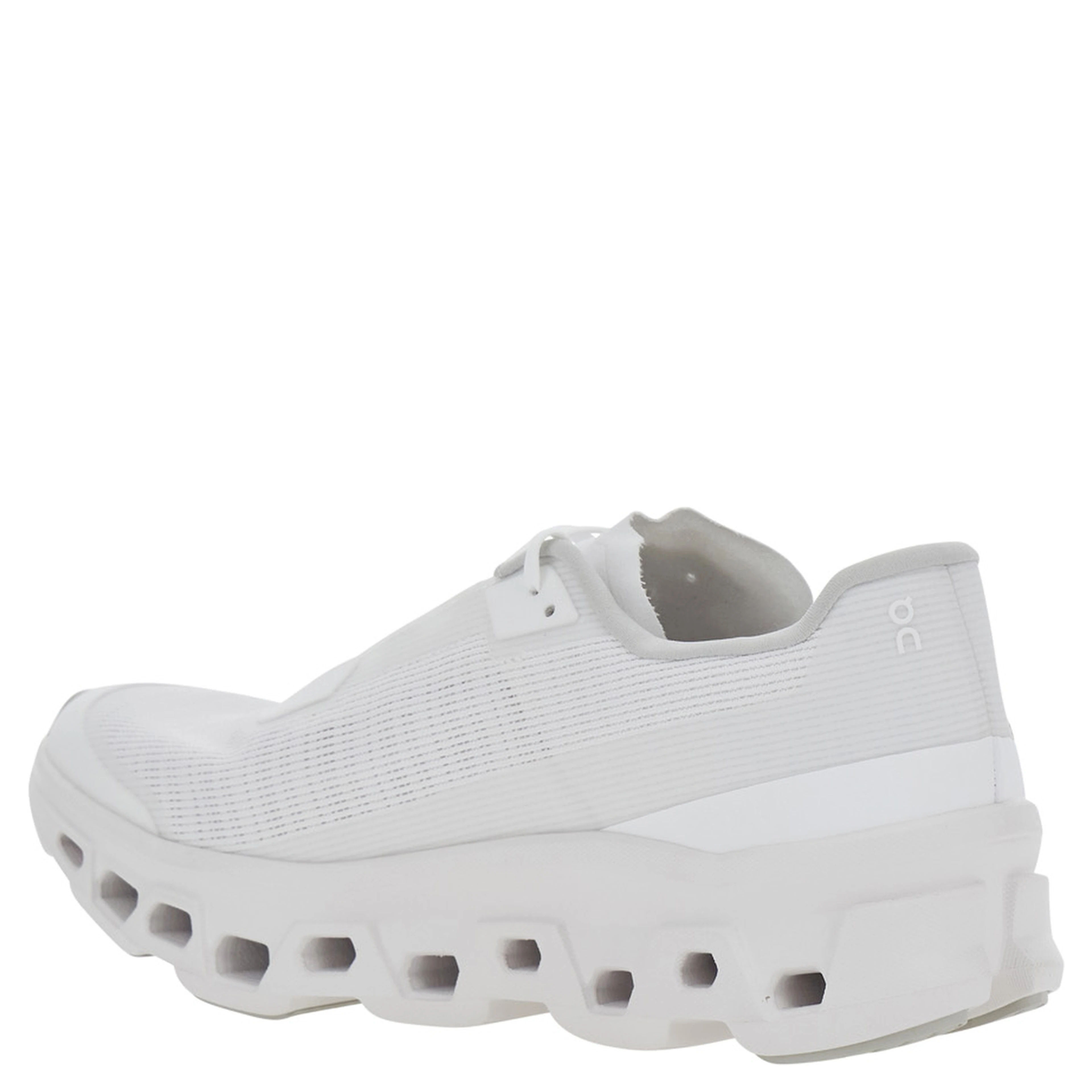 Cloudzone White Sneakers with logo on the side and pull-tab at the heel in tech fabric for women