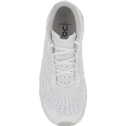 Cloudzone White Sneakers with logo on the side and pull-tab at the heel in tech fabric for women