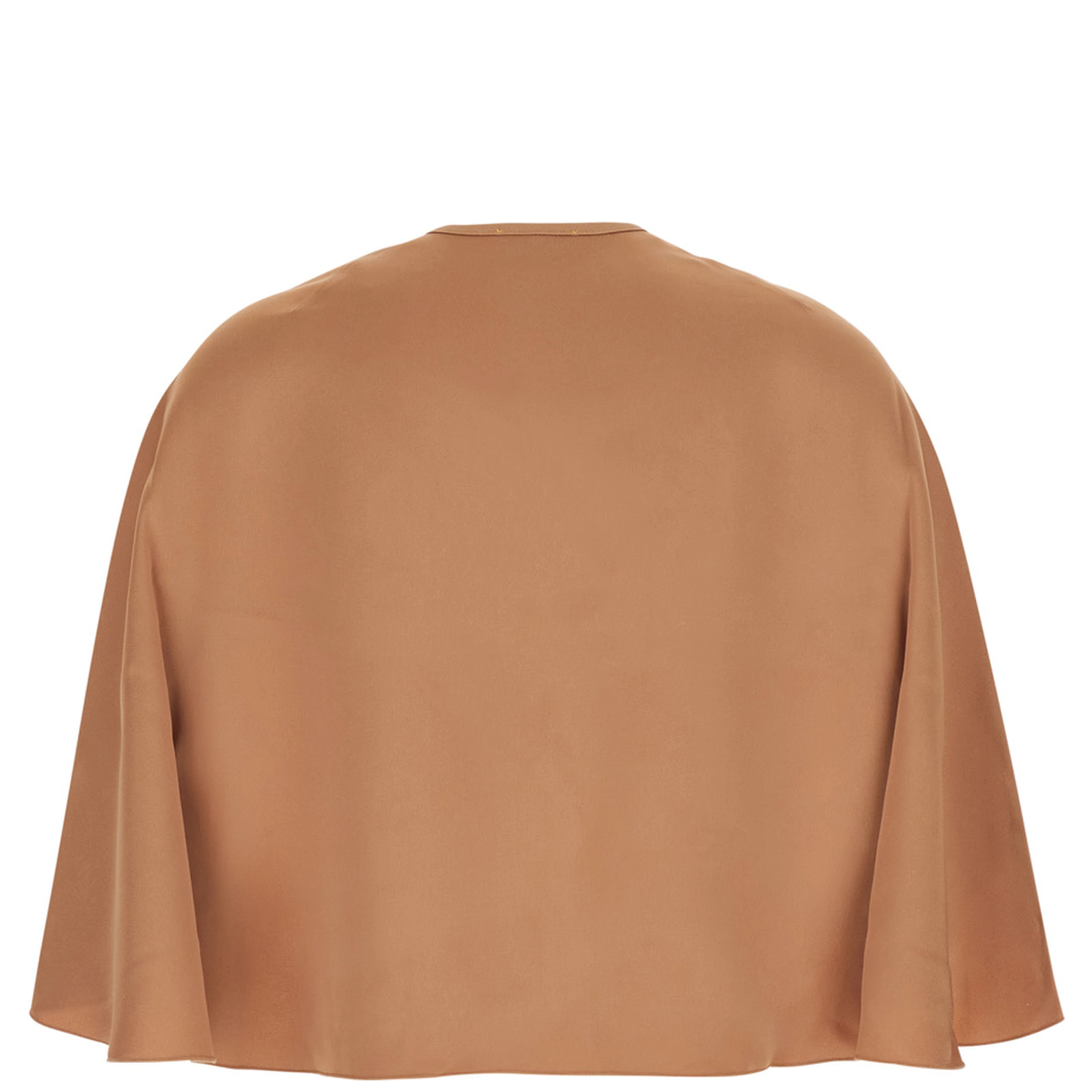 Pink Cape with round neckline and button closure on the front a Blend viscose for women
