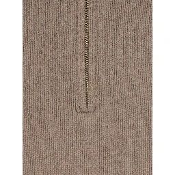 CRASSO Sweater with V-neck and long sleeves in Beige Woman
