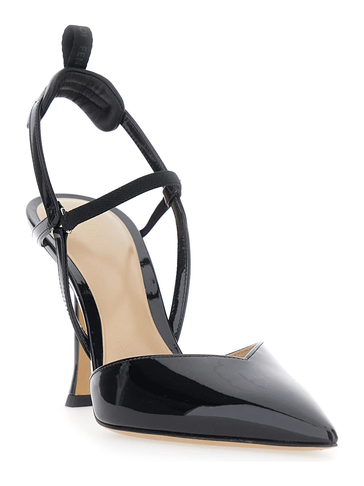 VERY COLIBRI Black Pumps with Pointed Design in Leather for Women alternative