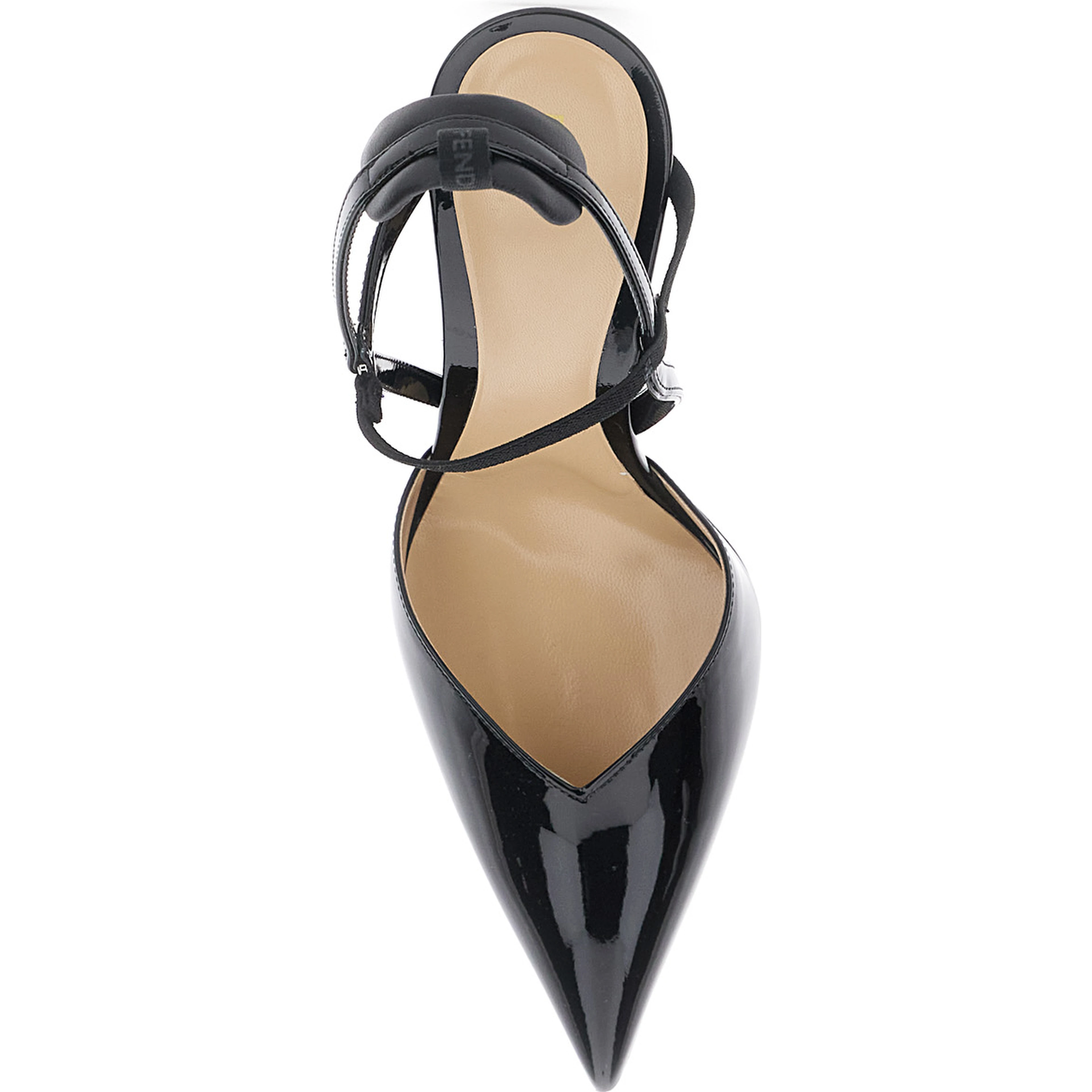 VERY COLIBRI Black Pumps with Pointed Design in Leather for Women