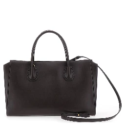 Handbag with Triomphe Plate on the Front in Brown Leather for Women