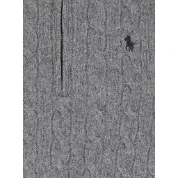 Cashmere Half Zip High Neck Sweater