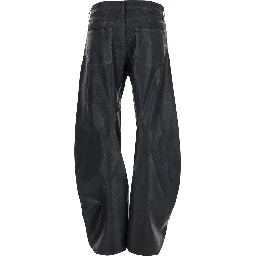 Black Jeans with Five-Pocket Design in Denim Cotton