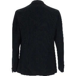 Monte Carlo Double-breasted Jacket with Black Revers for Men
