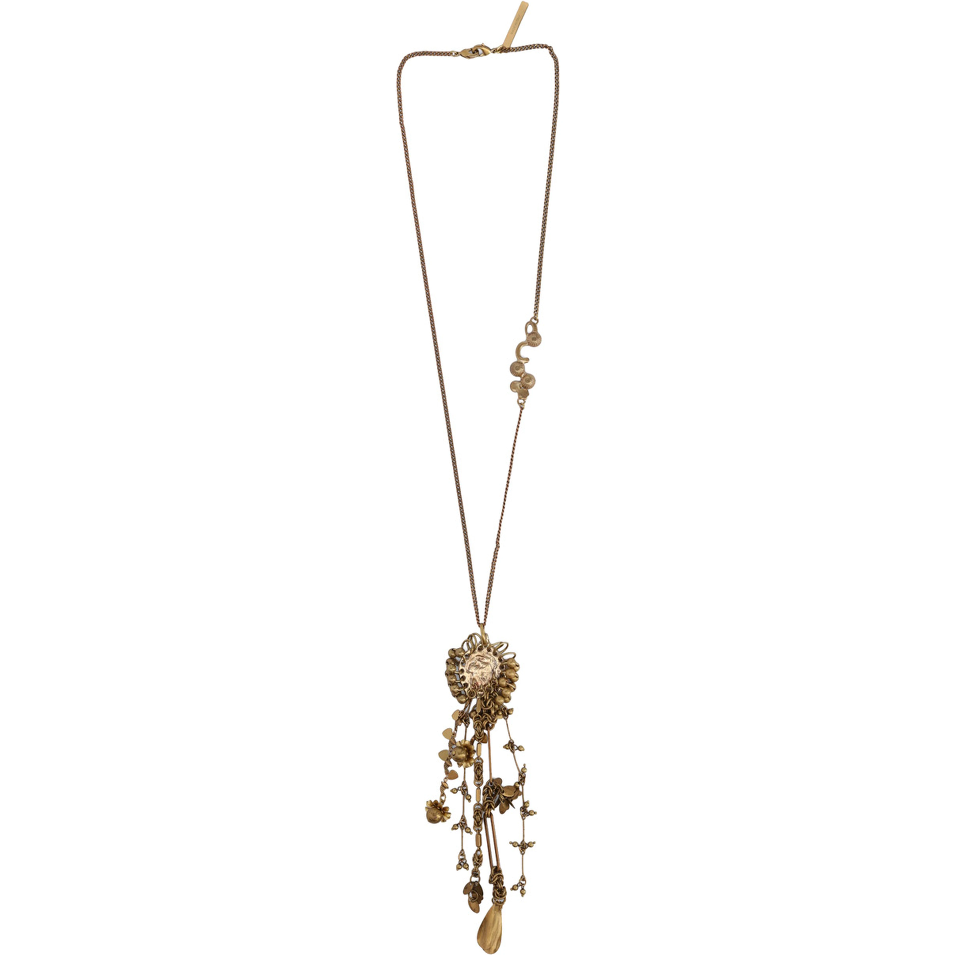 Necklace NECKLACE with resins and metallic brass unisex