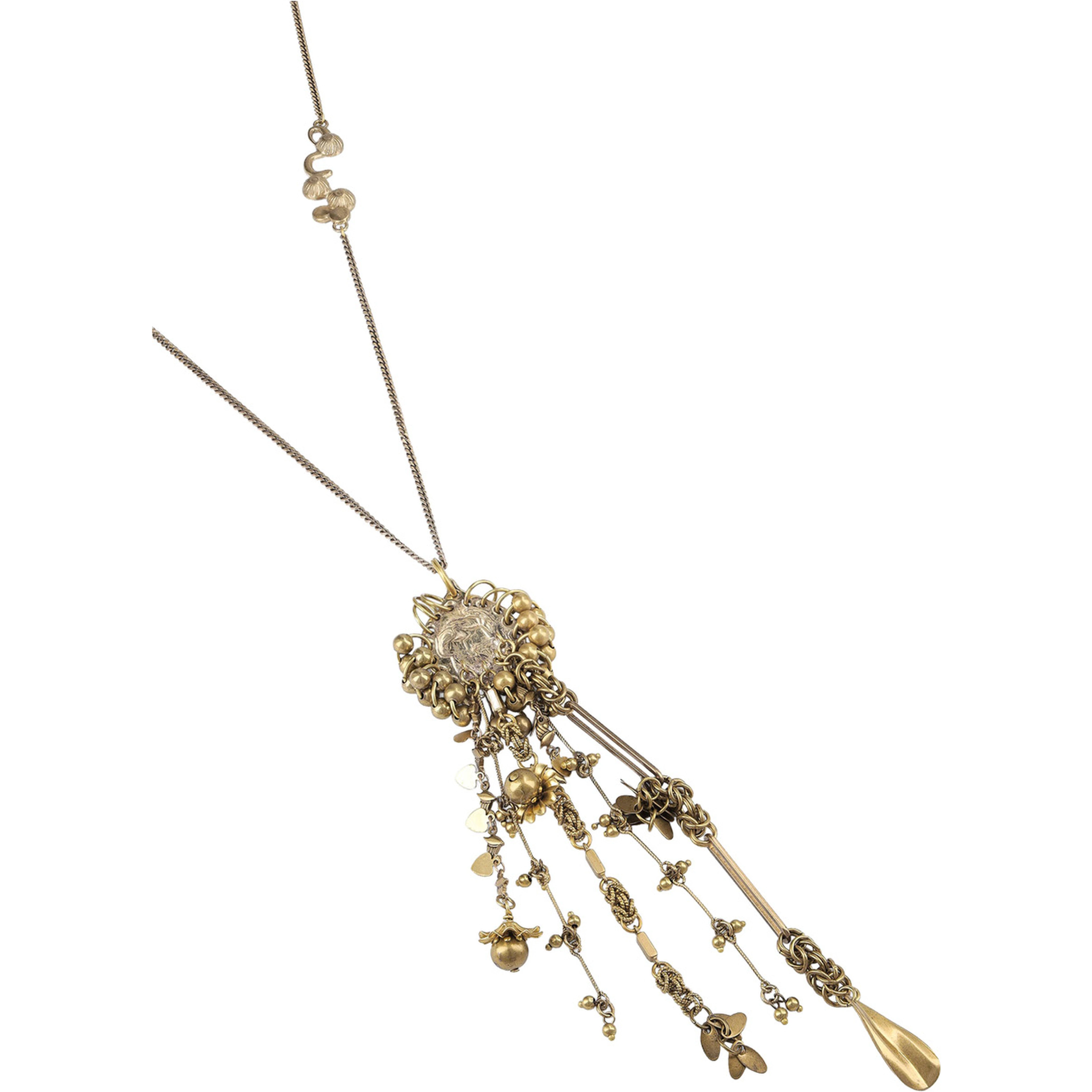Necklace NECKLACE with resins and metallic brass unisex