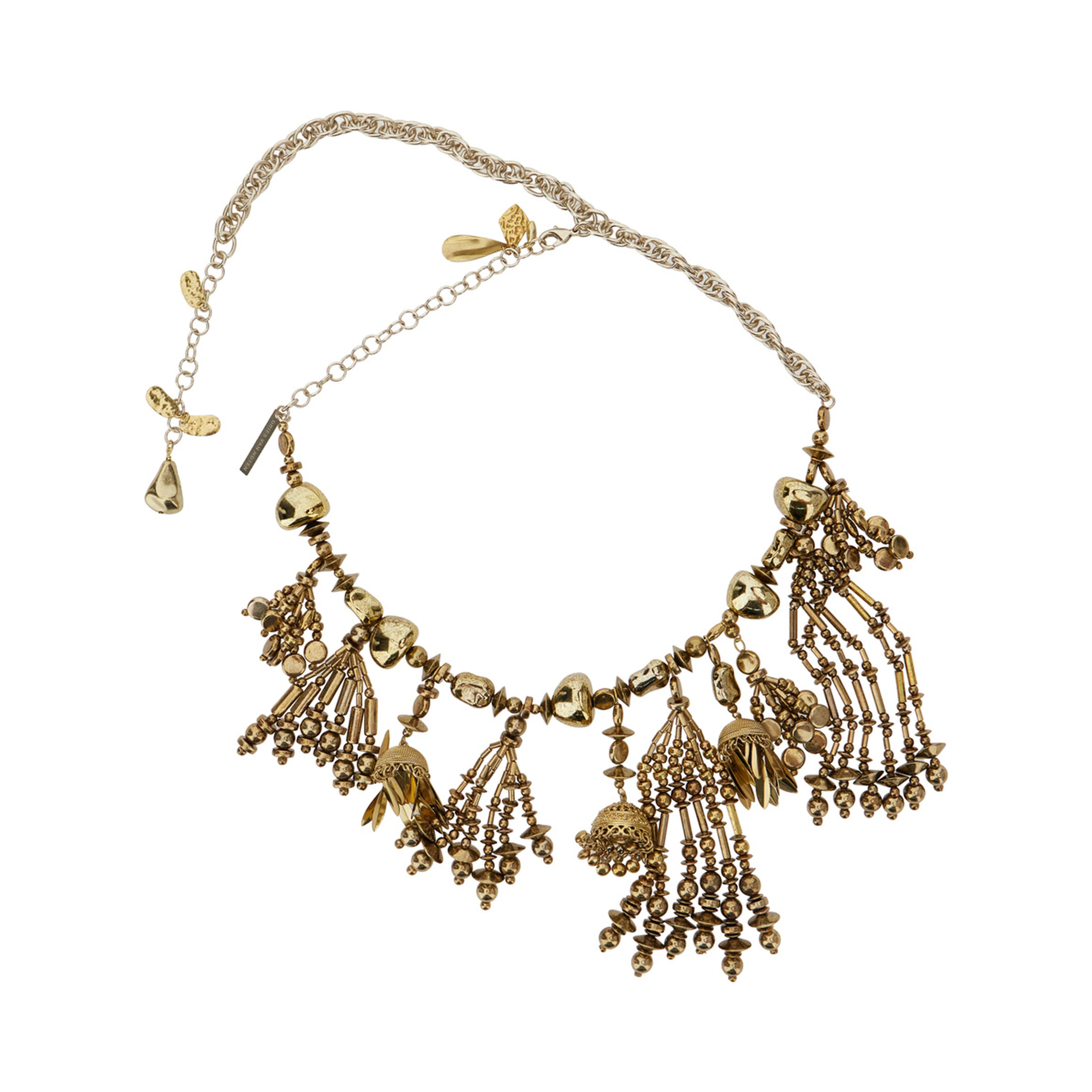 Necklace NECKLACE with Brass and Metallic Resins unisex