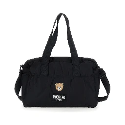 Handbag "BABY CHANGING" with changing mat in Tech Fabric Black Unisex