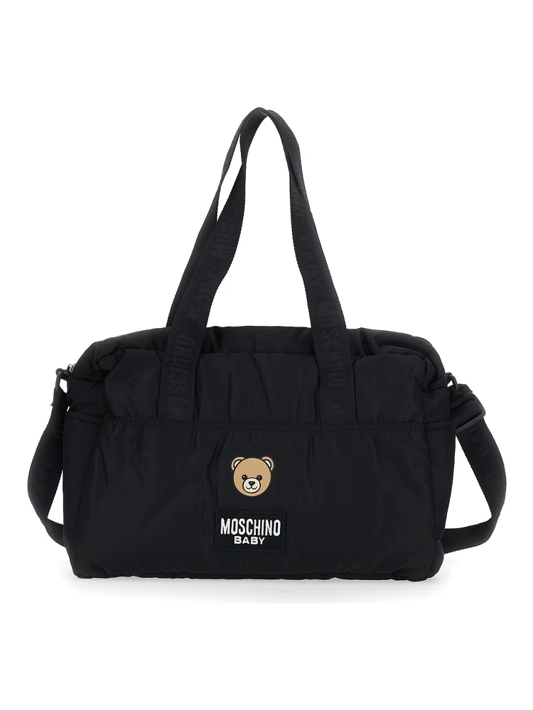 Handbag "BABY CHANGING" with changing mat in Tech Fabric Black Unisex