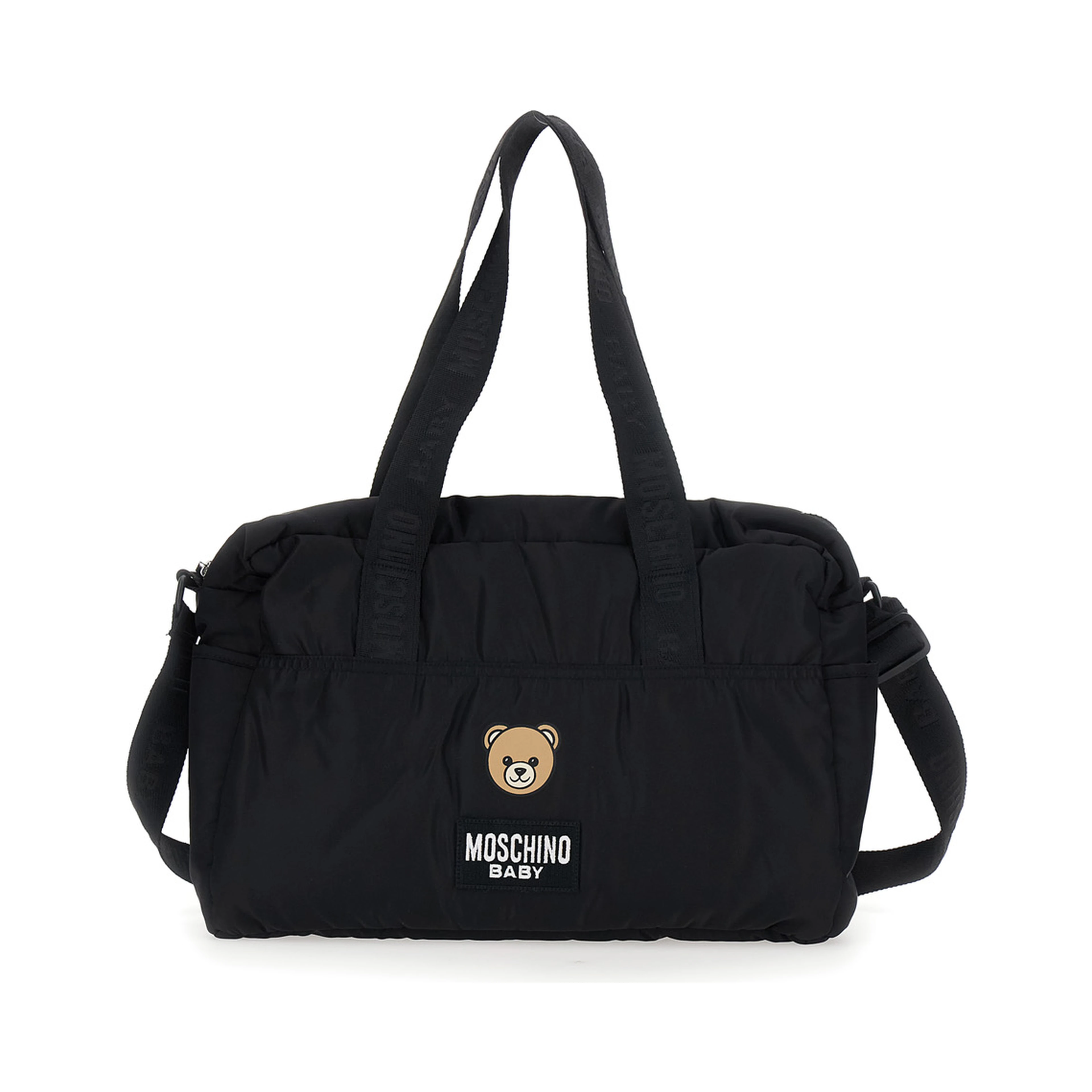 Handbag "BABY CHANGING" with changing mat in Tech Fabric Black Unisex