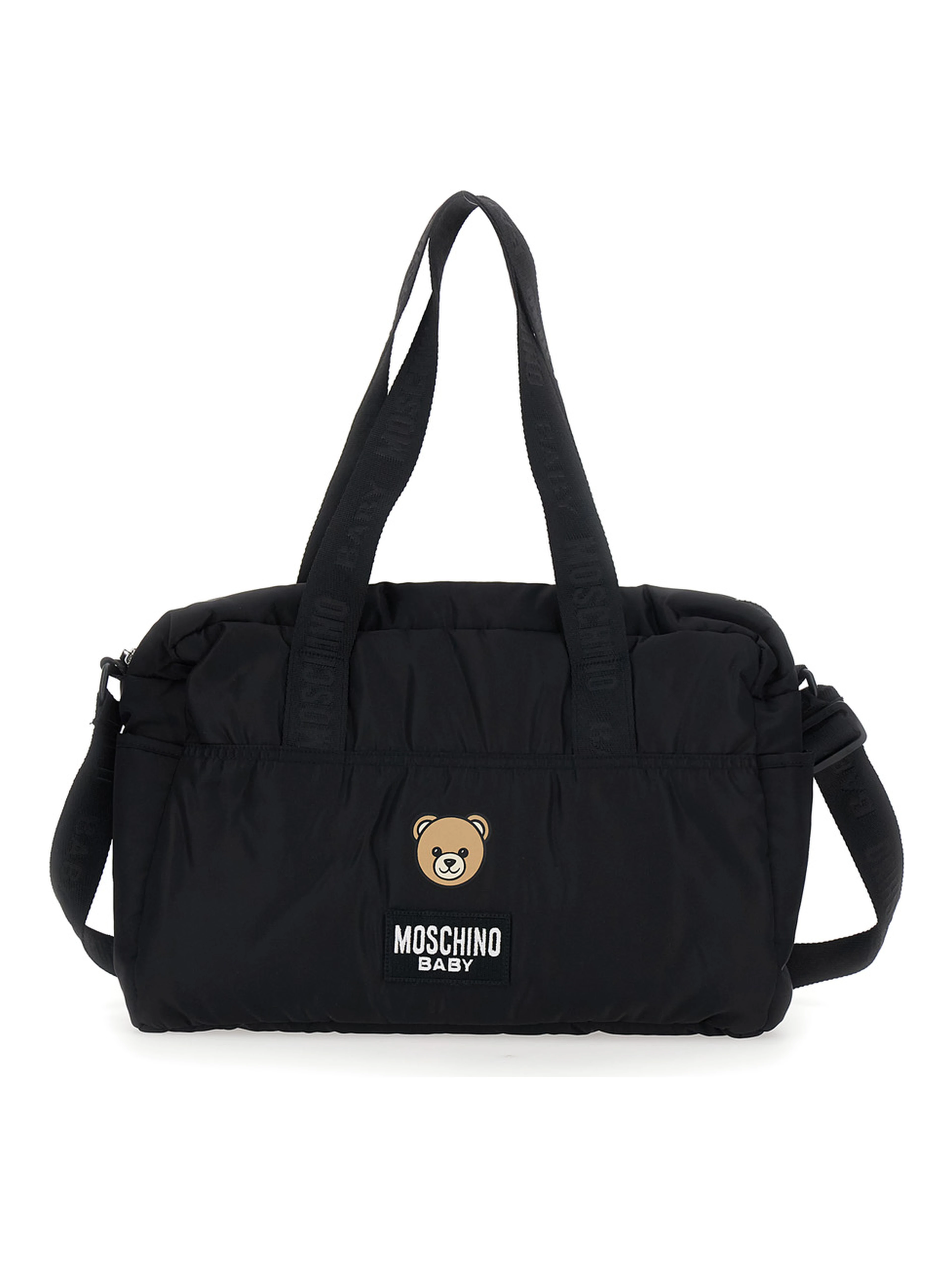 Handbag "BABY CHANGING" with changing mat in Tech Fabric Black Unisex