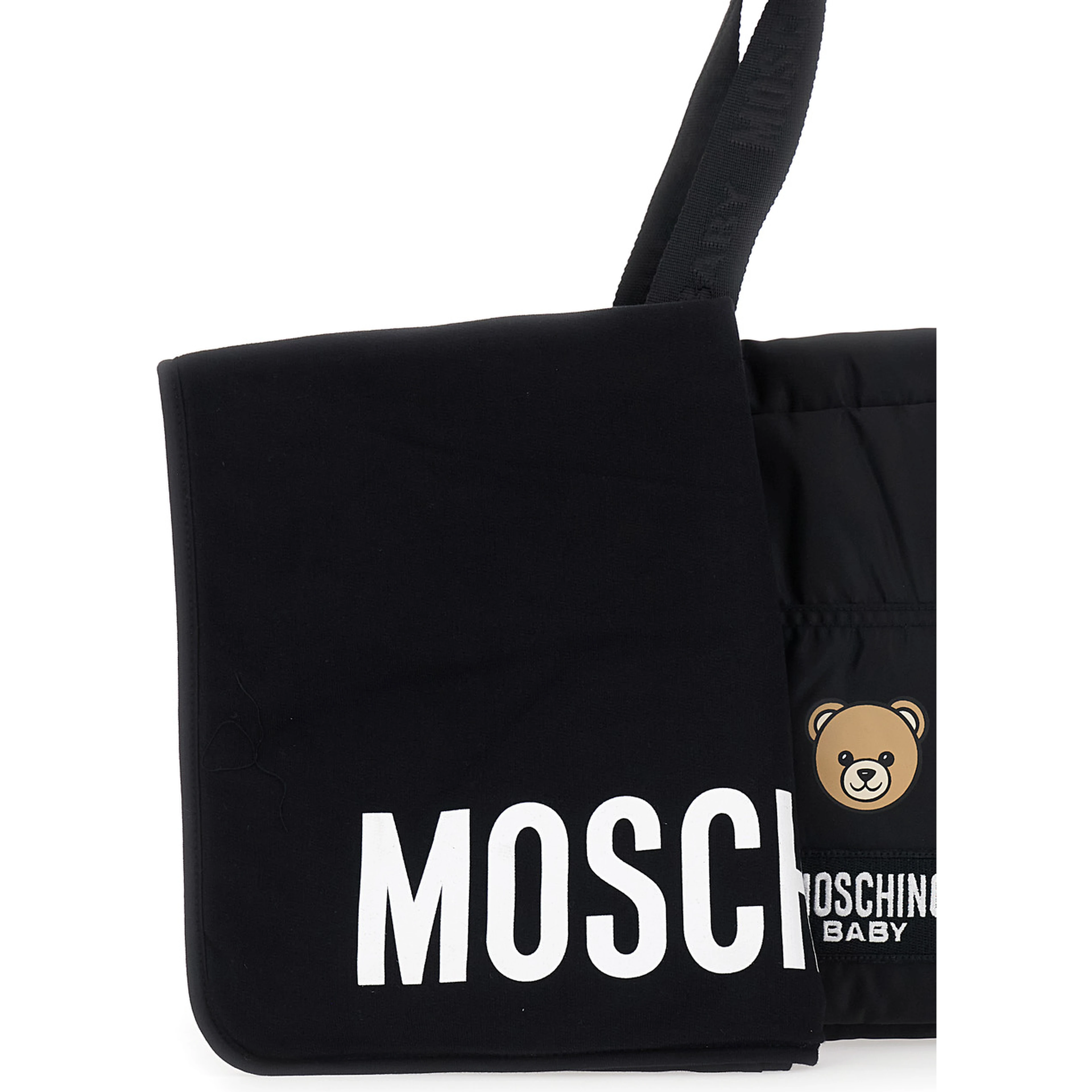 Handbag "BABY CHANGING" with changing mat in Tech Fabric Black Unisex