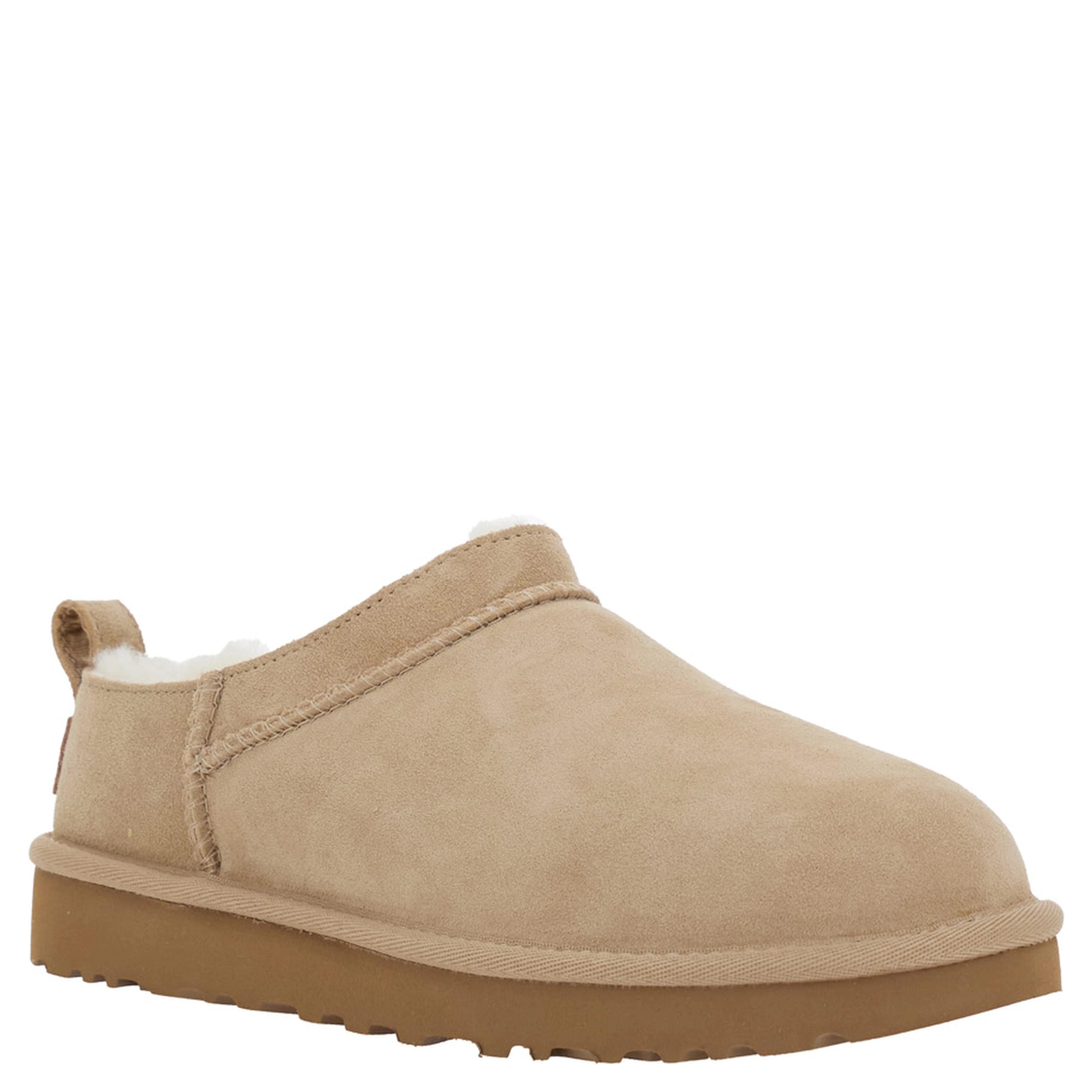 Boots W CLASSIC MICRO Beige with Minimal Design in Leather Women